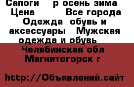 Сапоги 35 р.осень-зима  › Цена ­ 700 - Все города Одежда, обувь и аксессуары » Мужская одежда и обувь   . Челябинская обл.,Магнитогорск г.